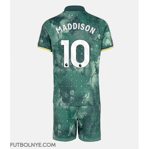 Camiseta Tottenham Hotspur James Maddison #10 Tercera Equipación para niños 2024-25 manga corta (+ pantalones cortos)